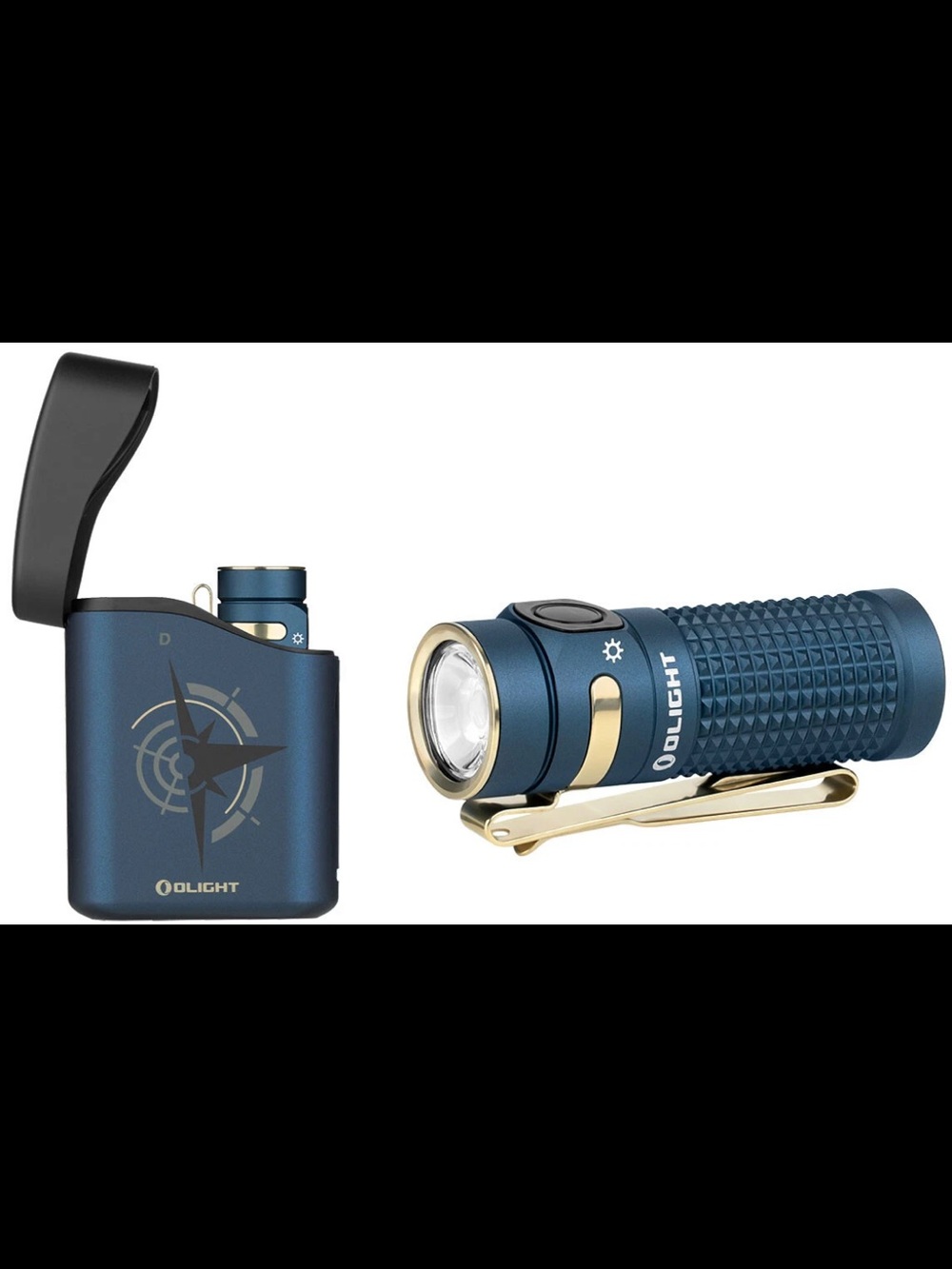 Olight Baton 4 Premium with rechargeable charging case 1300 Lu